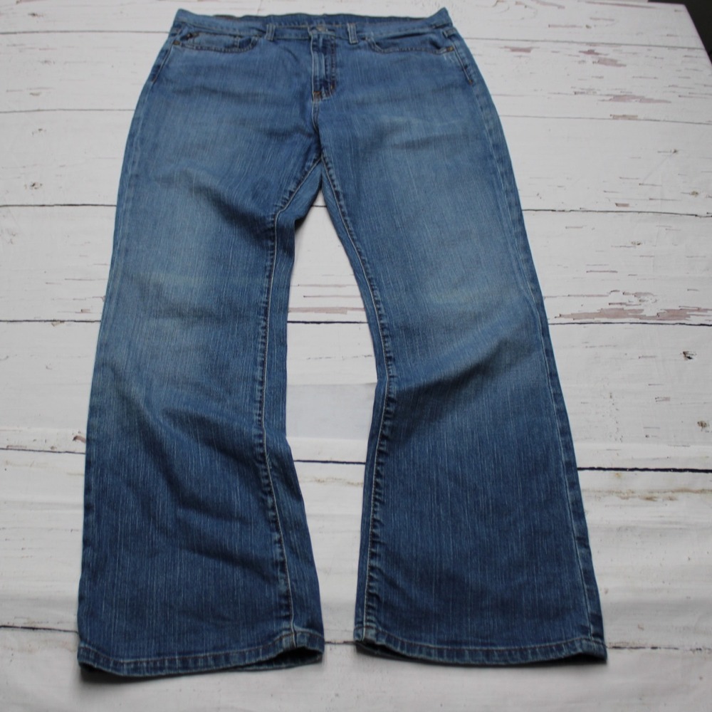 Polo Jeans Co Ralph Lauren Classic Bootcut Blue Denim Jeans Size 14 Y2K